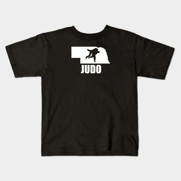 Nebraska Judo Kids T-Shirt by Ruiz Combat Grappling